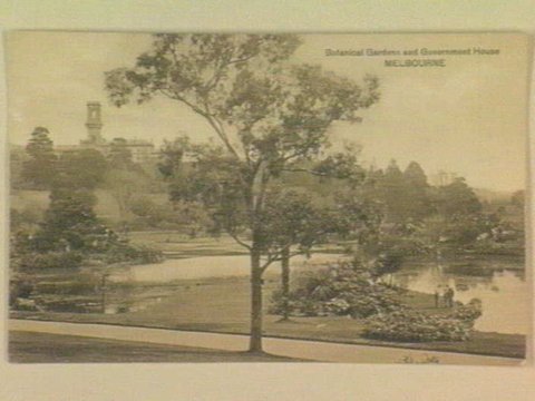 Botanical Gardens and Government House MELBOURNE, 1905–14