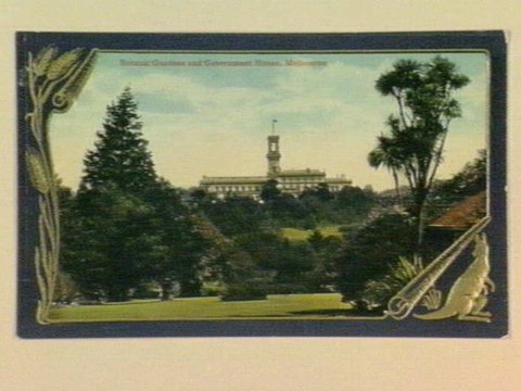 Botanic Gardens and Government House, Melbourne, 1905–14