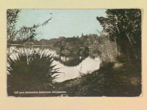 The Lake, Botanical Gardens, Melbourne, c. 1907