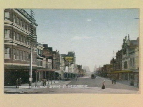 BOURKE St; FROM SPRING St; MELBOURNE, 1905–14