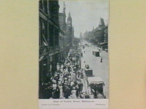 View of Collins Street, Melbourne. State of Victoria. Australia, 1900–10