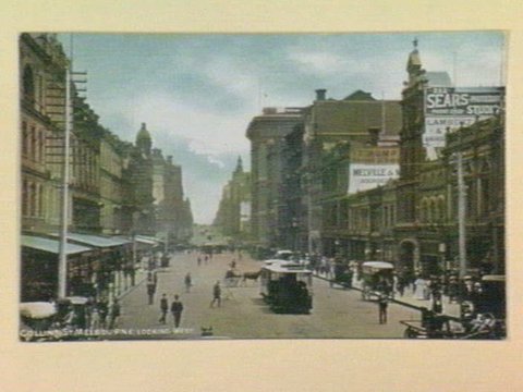 Collins St. Melbourne, Looking West, 1905–14