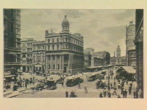 Elizabeth Street and Corner of Collins Street, Melbourne, 1905–14