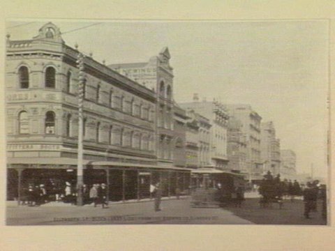 Elizabeth St; Block (east side) from the Beehive to Flinders St, 1905–14