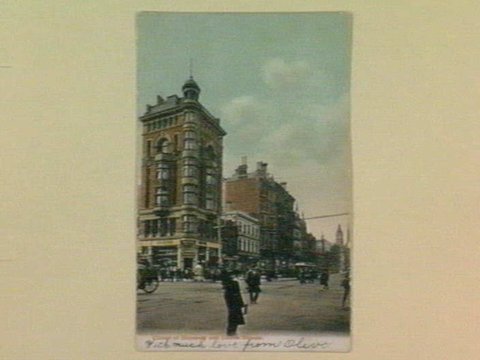 Corner of Elizabeth and Collins Streets, c. 1907