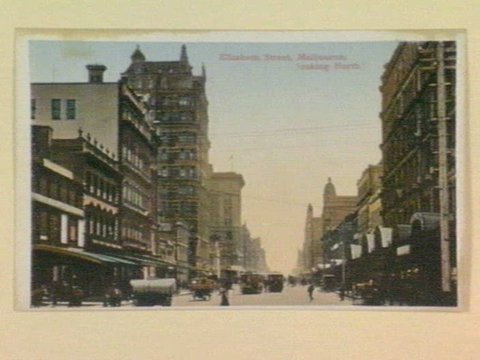 Elizabeth Street, Melbourne, looking North, 1903–14
