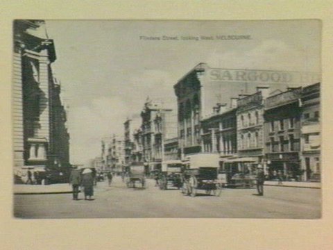 Flinders Street, looking West, MELBOURNE, 1905–17