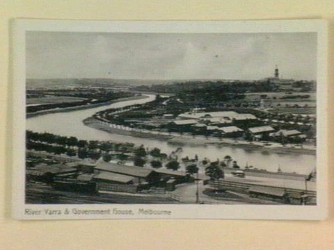 River Yarra & Government house, Melbourne, 1905–20