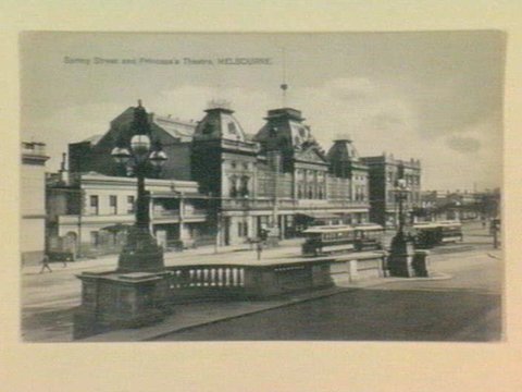 Spring Street and Princess's Theatre, MELBOURNE, 1905–14