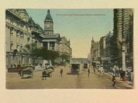 Town Hall and Swanston Street, Melbourne, 1905–14