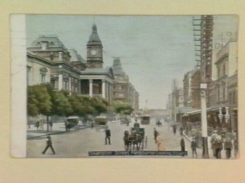 Swanston Street, Melbourne (looking South), c. 1908