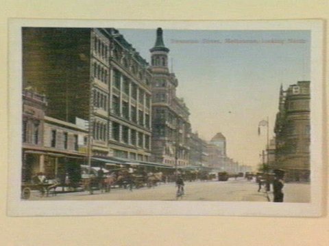 Swanston Street, Melbourne, looking North, 1903–14