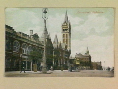 Russelstreet, [i.e. Russell Street], Melbourne, c. 1907