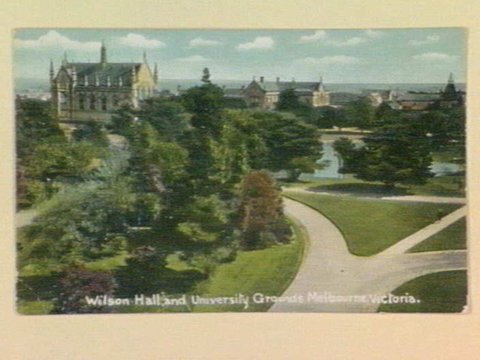 Wilson Hall, and University Grounds Melbourne, Victoria, c. 1907