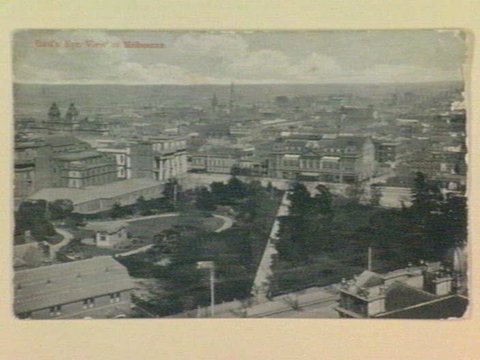 Bird's Eye View of Melbourne, c. 1911
