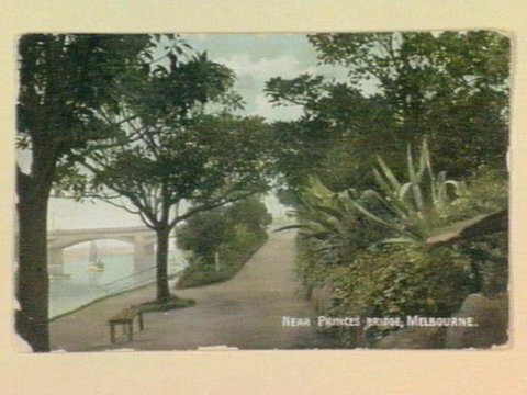 Near Princes Bridge, Melbourne, c. 1907