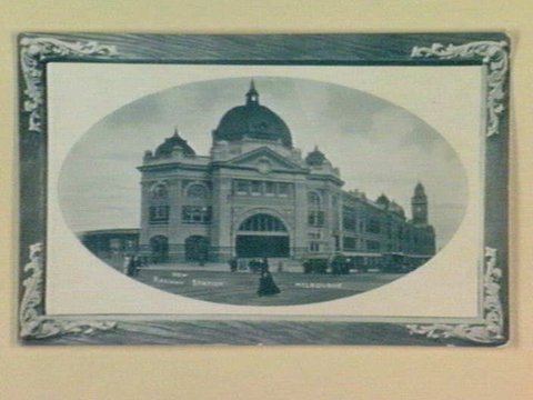New Railway Station MELBOURNE, c. 1909