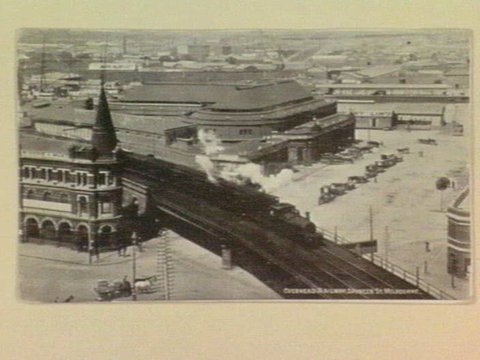 Overhead Railway, Spencer St. Melbourne, 1905–14