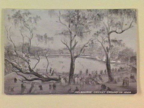 MELBOURNE CRICKET GROUND IN 1864, c. 1864