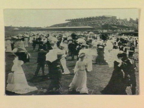 Lawn Flemington, Melbourne Cup Day, c. 1907