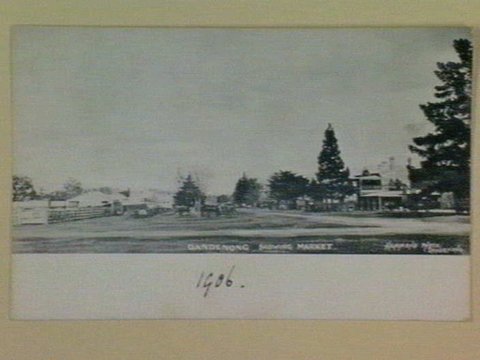 DANDENONG SHOWING MARKET, c. 1906