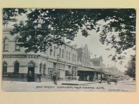 MAIN STREET, DANDENONG FROM COLONIAL BANK, c. 1908
