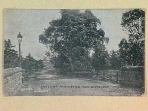 ENTERING DANDENONG FROM GIPPSLAND, c. 1907
