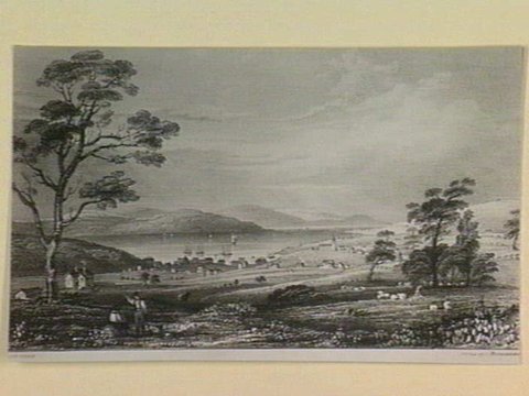View from Upper Elizabeth St. (new Town Road) looking S.E. 1842, 1914–41