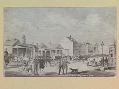 POST OFFICE - MELBOURNE - 1853