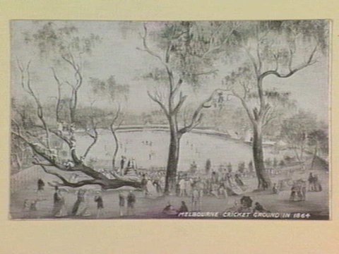 MELBOURNE CRICKET GROUND IN 1864