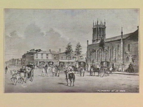 FLINDERS ST. IN 1864