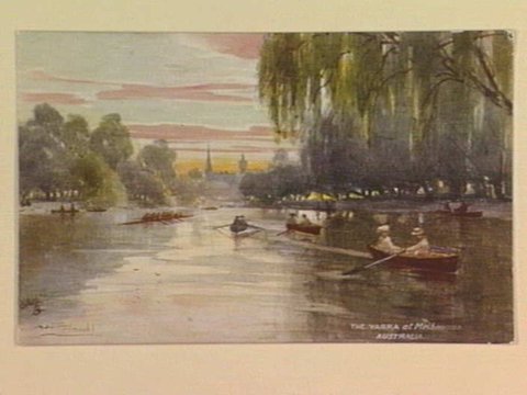 THE YARRA at Melbourne. AUSTRALIA, 1905–10