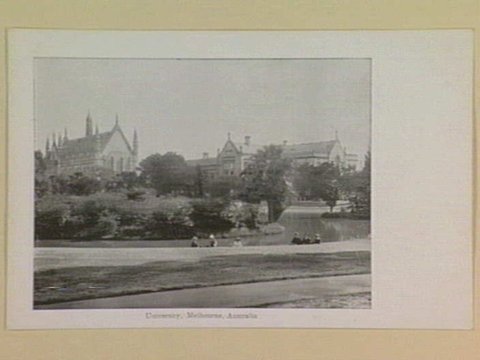 University, Melbourne, Australia, 1895–1915