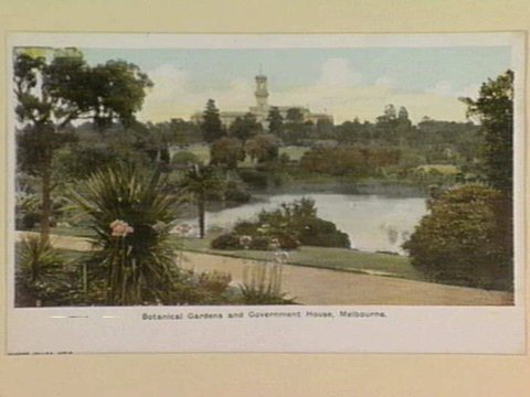 Botanical Gardens and Government House, Melbourne, 1895–1915