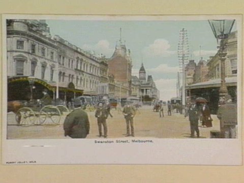 Swanston Street, Melbourne, 1895–1915