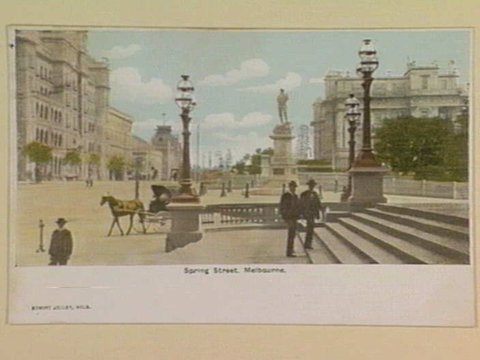 Spring Street, Melbourne, 1895–1915