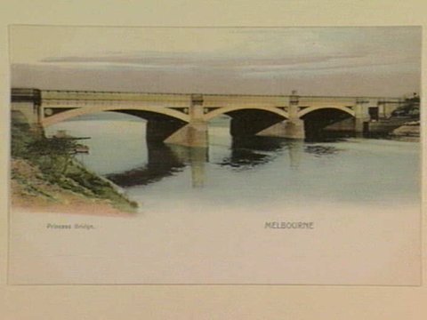 Princess Bridge. MELBOURNE, 1895–1915