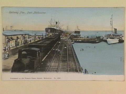 Railway Pier, Port Melbourne, 1895–1915