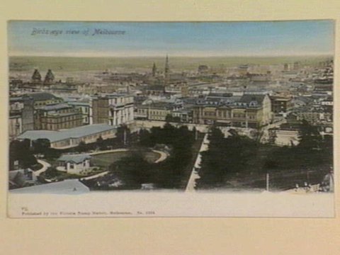 Birds eye view of Melbourne, 1895–1915