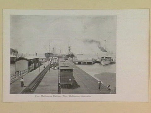 Port Melbourne Railway Pier, Melbourne, Australia, 1895–1915