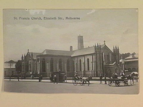 St. Francis Church, Elizabeth Str; Melbourne, 1900–30