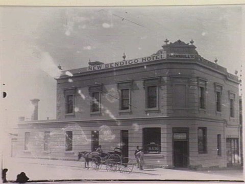New Bendigo Hotel, Collingwood, c. 1890