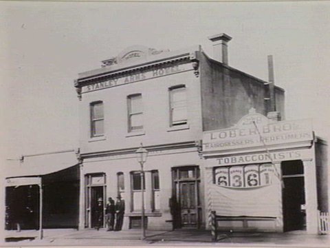Stanley Arms Hotel, Collingwood, c. 1890