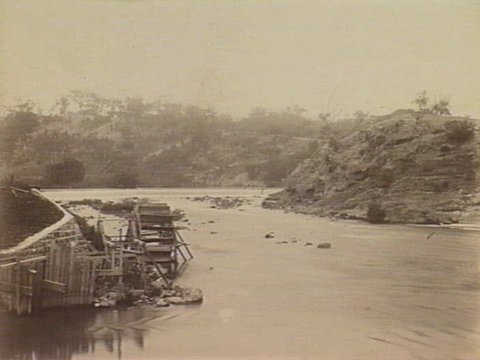 [Dight's Falls on the Yarra River], c. 1869