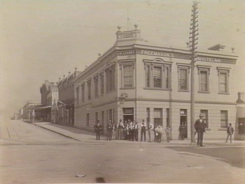 Freemasons Hotel, Fitzroy, c. 1888