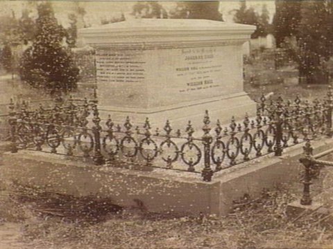 Tomb of William Hall Senior, Williamstown, 1860–1900