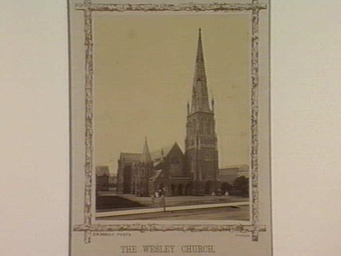 THE WESLEY CHURCH, LONSDALE STREET, MELBOURNE, c. 1880