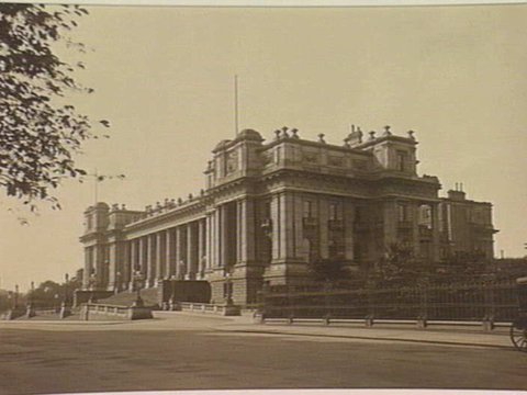 Parliament House, Spring Street, Melbourne, 1900–20