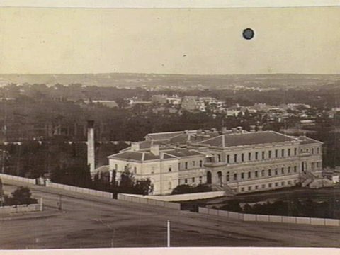 Government Printing Offices, East Melbourne, c. 1872