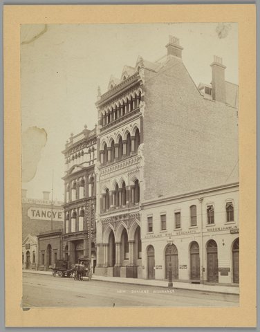 New Zealand Insurance Company, 108-114 Collins Street West, Melbourne, 1888–91